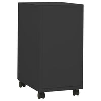 Thumbnail for Aktenschrank mit Rollen Anthrazit 30x45x59 cm Stahl