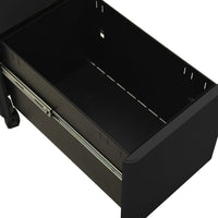 Thumbnail for Aktenschrank mit Rollen Anthrazit 30x45x59 cm Stahl