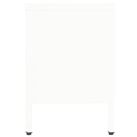 Thumbnail for TV-Schrank Weiß 90x30x44 cm Stahl und Glas