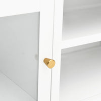 Thumbnail for TV-Schrank Weiß 90x30x44 cm Stahl und Glas