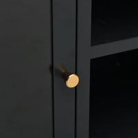 Thumbnail for TV-Schrank Schwarz 105x35x52 cm Stahl und Glas