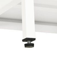 Thumbnail for TV-Schrank Weiß 105x35x52 cm Stahl und Glas