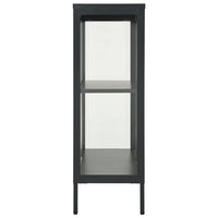 Thumbnail for Sideboard Anthrazit 75x35x105 cm Stahl und Glas