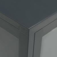 Thumbnail for Sideboard Anthrazit 75x35x105 cm Stahl und Glas