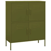 Thumbnail for Lagerschrank Olivgrün 80x35x101,5 cm Stahl