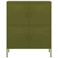 Thumbnail for Lagerschrank Olivgrün 80x35x101,5 cm Stahl