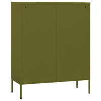 Thumbnail for Lagerschrank Olivgrün 80x35x101,5 cm Stahl