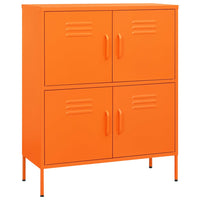 Thumbnail for Lagerschrank Orange 80x35x101,5 cm Stahl