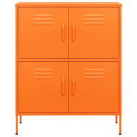 Thumbnail for Lagerschrank Orange 80x35x101,5 cm Stahl