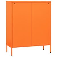 Thumbnail for Lagerschrank Orange 80x35x101,5 cm Stahl