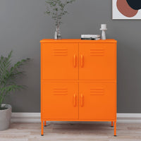 Thumbnail for Lagerschrank Orange 80x35x101,5 cm Stahl