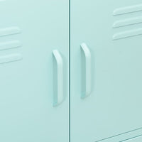 Thumbnail for Lagerschrank Minzgrün 80x35x101,5 cm Stahl