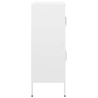 Thumbnail for Lagerschrank Weiß 80x35x101,5 cm Stahl