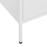 Thumbnail for Lagerschrank Weiß 80x35x101,5 cm Stahl