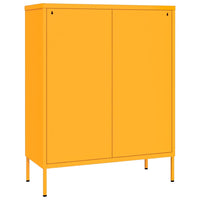 Thumbnail for Schubladenschrank Senfgelb 80x35x101,5 cm Stahl