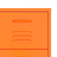 Thumbnail for Schubladenschrank Orange 80x35x101,5 cm Stahl