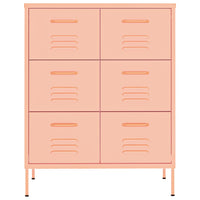 Thumbnail for Schubladenschrank Rosa 80x35x101,5 cm Stahl