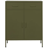 Thumbnail for Lagerschrank Olivgrün 80x35x101,5 cm Stahl