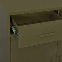 Thumbnail for Lagerschrank Olivgrün 80x35x101,5 cm Stahl