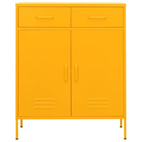 Thumbnail for Lagerschrank Senfgelb 80x35x101,5 cm Stahl
