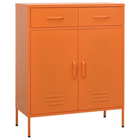 Thumbnail for Lagerschrank Orange 80x35x101,5 cm Stahl