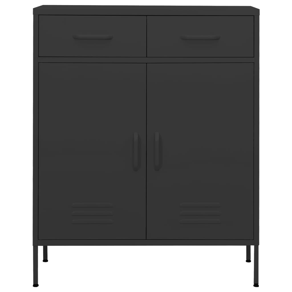Lagerschrank Anthrazit 80x35x101,5 cm Stahl