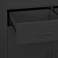 Thumbnail for Lagerschrank Anthrazit 80x35x101,5 cm Stahl