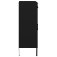 Thumbnail for Lagerschrank Schwarz 80x35x101,5 cm Stahl