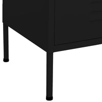 Thumbnail for Lagerschrank Schwarz 80x35x101,5 cm Stahl