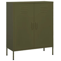 Thumbnail for Lagerschrank Olivgrün 80x35x101,5 cm Stahl