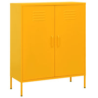 Thumbnail for Lagerschrank Senfgelb 80x35x101,5 cm Stahl