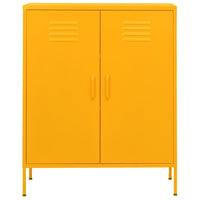 Thumbnail for Lagerschrank Senfgelb 80x35x101,5 cm Stahl