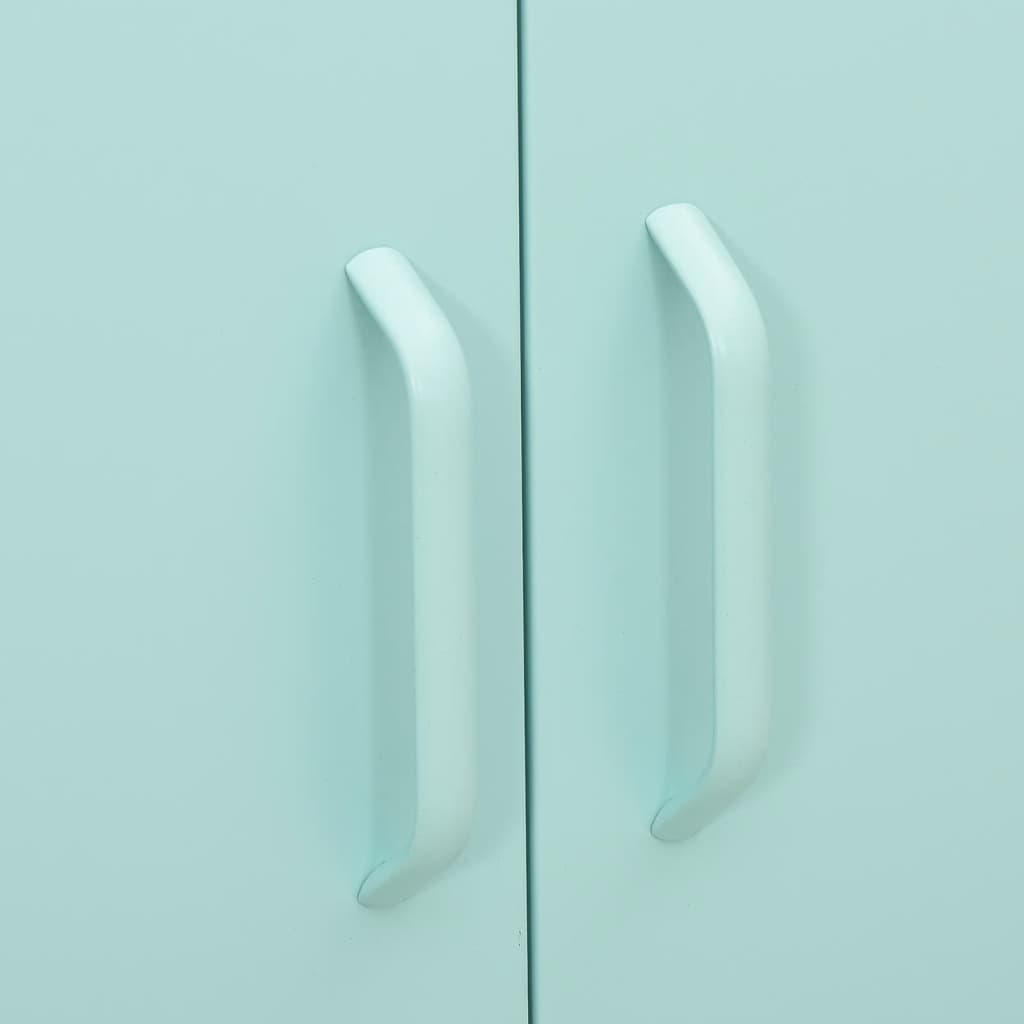 Lagerschrank Minzgrün 80x35x101,5 cm Stahl