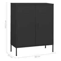 Thumbnail for Lagerschrank Anthrazit 80x35x101,5 cm Stahl