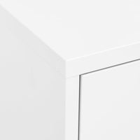 Thumbnail for Lagerschrank Weiß 80x35x101,5 cm Stahl