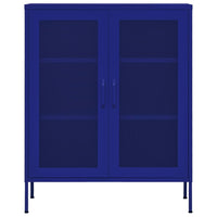 Thumbnail for Lagerschrank Marineblau 80x35x101,5 cm Stahl