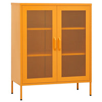 Thumbnail for Lagerschrank Senfgelb 80x35x101,5 cm Stahl