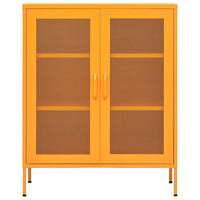 Thumbnail for Lagerschrank Senfgelb 80x35x101,5 cm Stahl