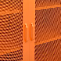 Thumbnail for Lagerschrank Orange 80x35x101,5 cm Stahl