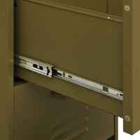 Thumbnail for Lagerschrank Olivgrün 42,5x35x101,5 cm Stahl