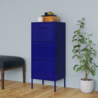 Thumbnail for Lagerschrank Marineblau 42,5x35x101,5 cm Stahl