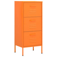 Thumbnail for Lagerschrank Orange 42,5x35x101,5 cm Stahl