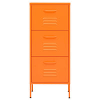 Thumbnail for Lagerschrank Orange 42,5x35x101,5 cm Stahl