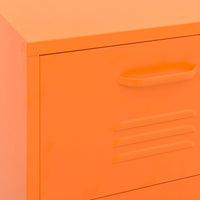 Thumbnail for Lagerschrank Orange 42,5x35x101,5 cm Stahl
