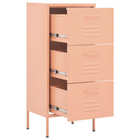 Thumbnail for Lagerschrank Rosa 42,5x35x101,5 cm Stahl