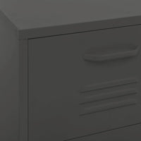 Thumbnail for Lagerschrank Anthrazit 42,5x35x101,5 cm Stahl