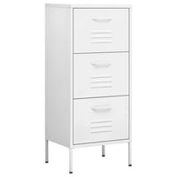 Thumbnail for Lagerschrank Weiß 42,5x35x101,5 cm Stahl