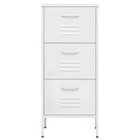 Thumbnail for Lagerschrank Weiß 42,5x35x101,5 cm Stahl