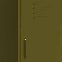Thumbnail for Lagerschrank Olivgrün 42,5x35x101,5 cm Stahl