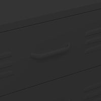 Thumbnail for Kommode Schwarz 80x35x101,5 cm Stahl